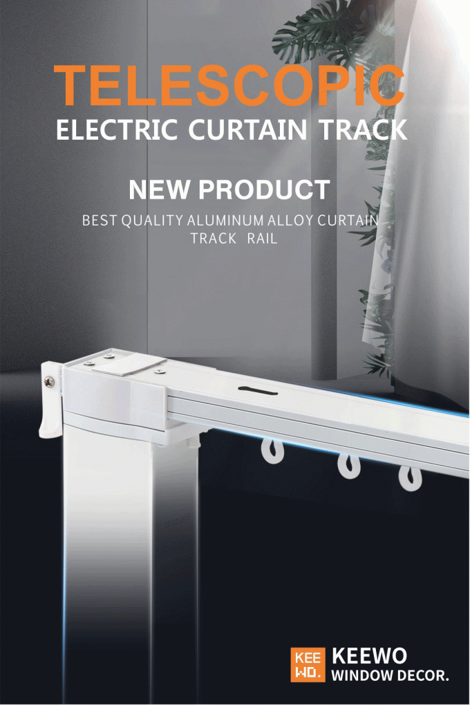 Adjustable Railing Motorized Adjustable Rails Electric Curtain Rail Motorized Curtain Tracks With ...