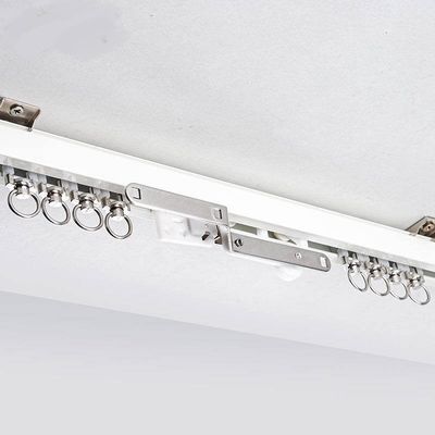 Magnetic Tight Closure Metal Plastic Overlapping Curtain Track Pulley System Master Carrier