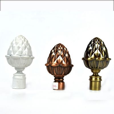 19mm Window Curtain Rod Accessories With Gold Sliver Bronze Copper Color