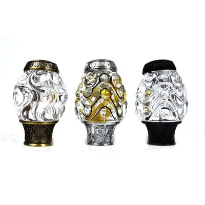 Customized Curtain Finials Crystal Curtain Rod Accessories