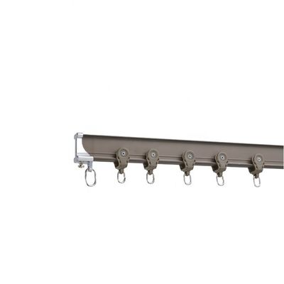 Window Decorative Curved Silent Curtain Track Manual Aluminum Metal Material