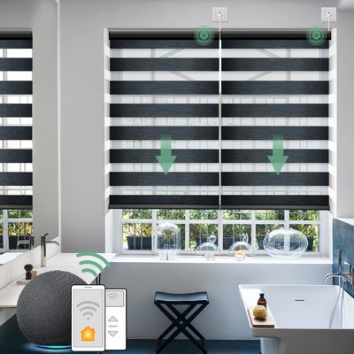 App Control Smart Intelligent Window Blinds Motorized For Decoration Oem Odm