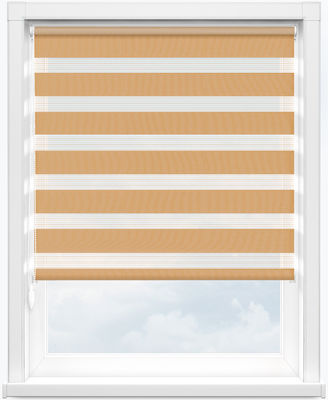 Multi-Coloured Zebra Curtain Semi-Blind Hand-Beaded Roll-Up Curtain Zebra Curtain