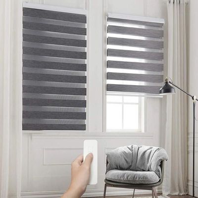 China-Made Intelligent Motor Remote Control, Bluetooth, Voice Control, Double Layer Zebra Type Zebra Curtain
