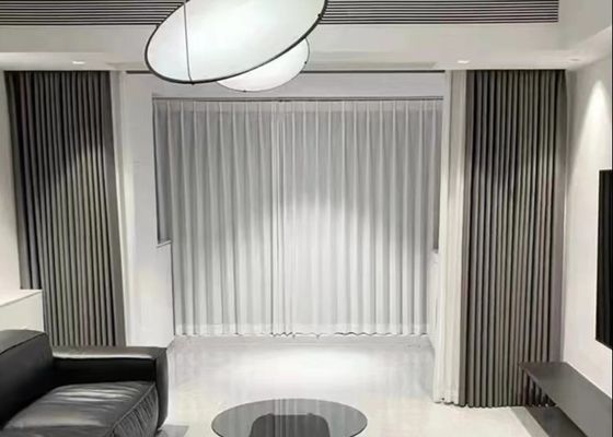Modern Velvet Hotel Type Curtains Blackout Flexible Adjustable