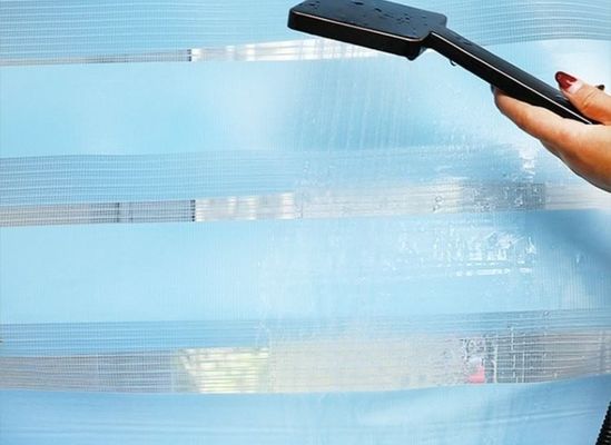 Waterproof Roller Zebra Blinds , Horizontal Roller Shades For Living Room
