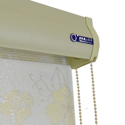Zebra Pattern Blackout Double Roller Blinds Waterproof For Office