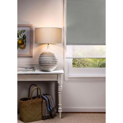 Manual Fabric Grey Day And Night Roller Blinds For Indoor Privacy Protection