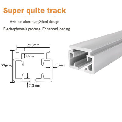 Flexible aluminum wave curtain track suitable for wholesale hospital project projects