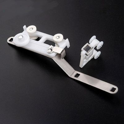 Magnetic Tight Closure Metal Plastic Overlapping Curtain Track Pulley System Master Carrier