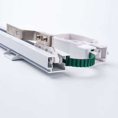 New Arrival High Quality S Fold Extendable Aluminium Alloy Automatic Motorized Electric Curtain Rail Track For Windows