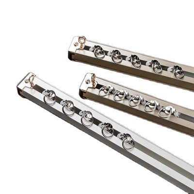 Custom Hotel Curtain Rod Track Aluminum Alloy Material For Decorative