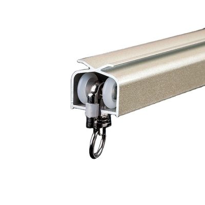 Custom Hotel Curtain Rod Track Aluminum Alloy Material For Decorative