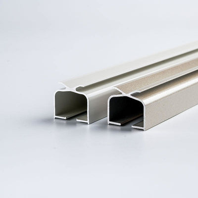 Custom Hotel Curtain Rod Track Aluminum Alloy Material For Decorative