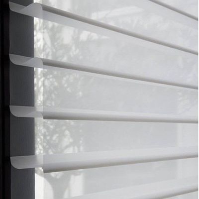 Bedroom Elegant Blinds Shangri La Horizontal Pattern Waterproof