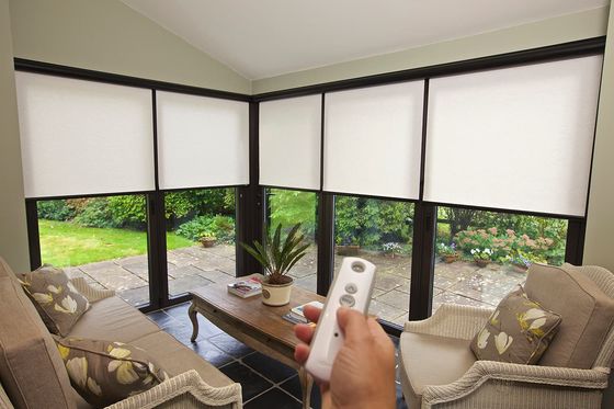 Modern Luxury Roller Window Blinds Decorative For Home Living Room OEM ODM
