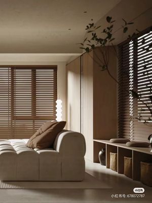 Natural Woven Bamboo Blinds Roller Blinds Horizontal Venetian Slats For Office Window