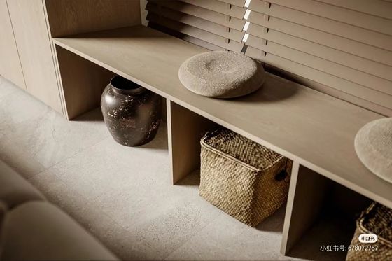 Natural Woven Bamboo Blinds Roller Blinds Horizontal Venetian Slats For Office Window