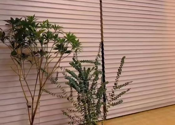 Beautiful Triple Shangri La Curtains Blind Electric For Office