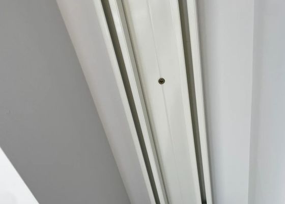 2022 High Quality Aluminium Alloy Double Curved Steel Belt Silent Gliss Smart Electric Curtain Rail Tracks For Bay Windo