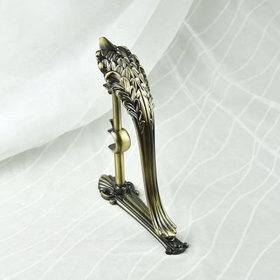 Decor Home Customized Length 28mm Pole Twist Metal Double Curtain Rod And Tracks