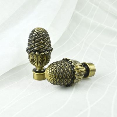 Decor Home Customized Length 28mm Pole Twist Metal Double Curtain Rod And Tracks