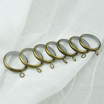 wholesale window decoration bronze Gold Chrome copper sliver metal iron curtain rods set