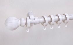 Australia 29mm Wood Products Resin Back Drop Carved Plastic Hardware Pelmet Curtain Pole Aluminum
