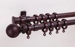 Australia 29mm Wood Products Resin Back Drop Carved Plastic Hardware Pelmet Curtain Pole Aluminum