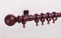 Australia 29mm Wood Products Resin Back Drop Carved Plastic Hardware Pelmet Curtain Pole Aluminum