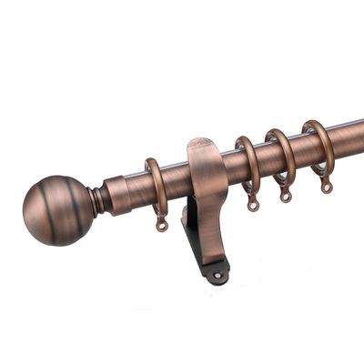 Electroplating Bronze Curtain Pipe Rod Stainless Steel Material For Home Decoration