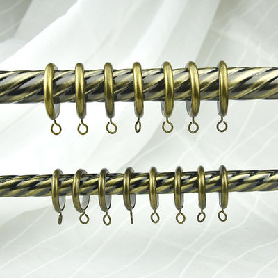 28/19mm Bronze Curtain Finials Twisted Curtain Pole Curtain Rod Accessories