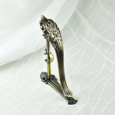 28/19mm Bronze Curtain Finials Twisted Curtain Pole Curtain Rod Accessories