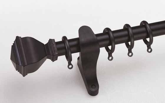 Wall Mount 28mm Aluminum Pipe Double Curtain Rod Holder Image Curtain