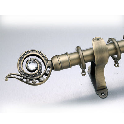 Stainless Steel 28mm Curtain Rods Durable For Home Decoration