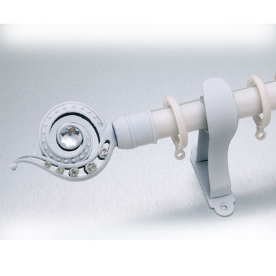 Stainless Steel 28mm Curtain Rods Durable For Home Decoration
