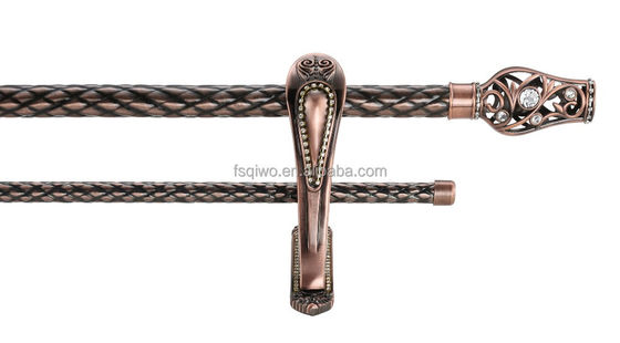 Decoration Classical Designs Anti -Brass Gold Chrome Anti-Copper Sliver Finishing Metal Iron Curtain Rod