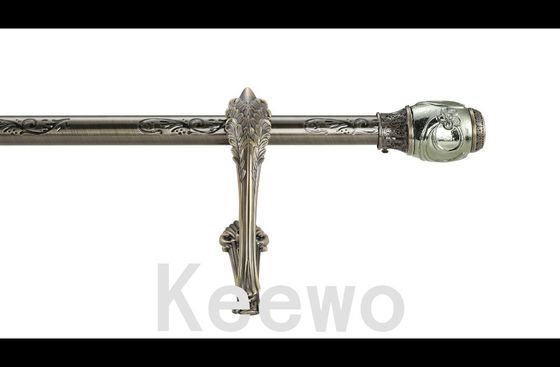 17 years China factory wholesale metal twist curtain rods in curtain poles tracks accessories