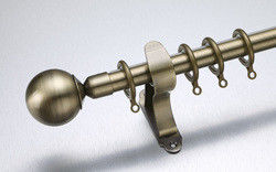 Modern Curtain Pipe Rod Metal Stainless Steel Material Bronze Nickel Color