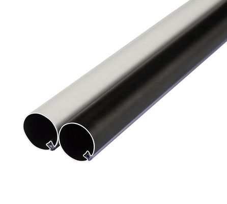 Gold Telescoping Aluminium Curtain Pole Extensible For Home Hotel