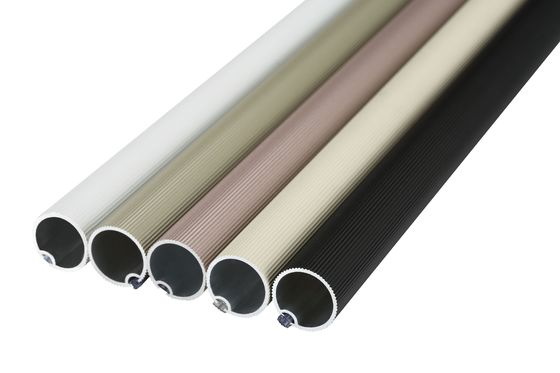 Gold Telescoping Aluminium Curtain Pole Extensible For Home Hotel