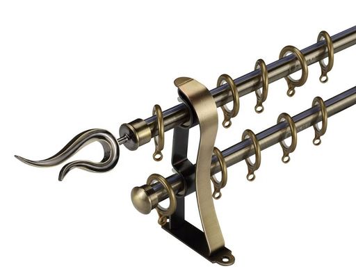 120 Inches Adjustable Curtain Pipe Rod Stainless Steel Material