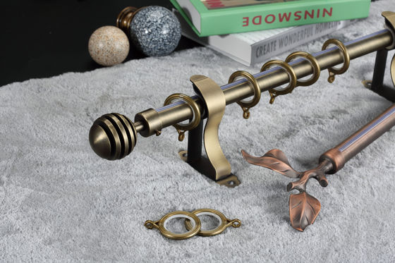 Gold Sliver Curtain Rod End Cap Curtain Accessories