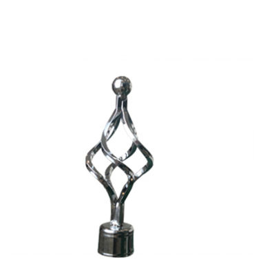 Gold Silver Iron Curtain Pipe Rod Anti Rust For Home Hotel Cafe