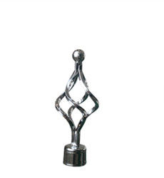 Gold Silver Iron Curtain Pipe Rod Anti Rust For Home Hotel Cafe