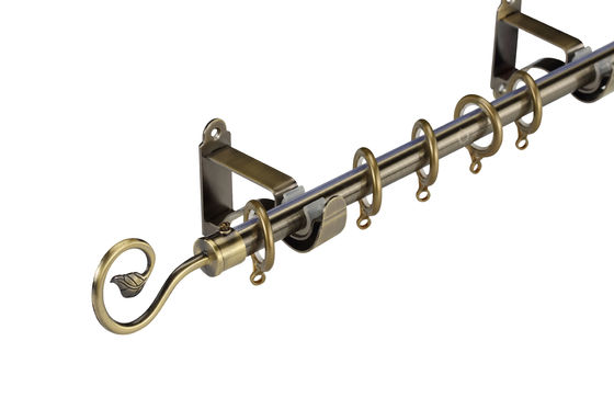 Rod Aluminum Bar Ceiling Mount Curtain Rod Double Bracket Wall Curtain Bracket