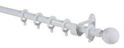 Aluminum Alloy Metal Curtain Rod Sets For Home Window Decoration