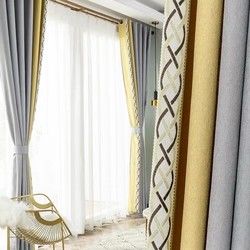 Aluminum Alloy Metal Curtain Rod Sets For Home Window Decoration