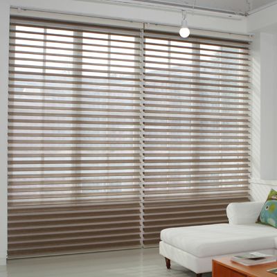 Blackout Fabric White Kitchen Roller Blind Waterproof Horizontal Pattern