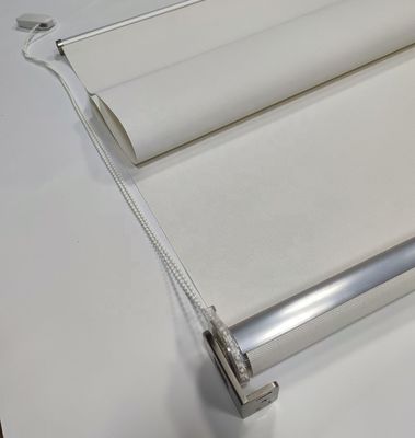 38mm Fabric Roller Shades , Decorative Aluminium Tube Window Blackout Blinds